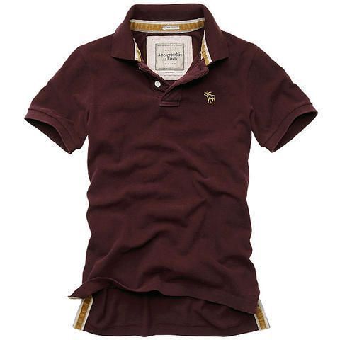 Abercrombie Fitch Hombres Polo Corto Remera AF7133